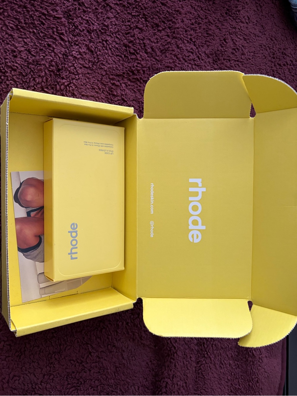 Limited Edition Authentic Rhode Lip Case – Lemontini 🍋 | iPhone 15 Pro Max